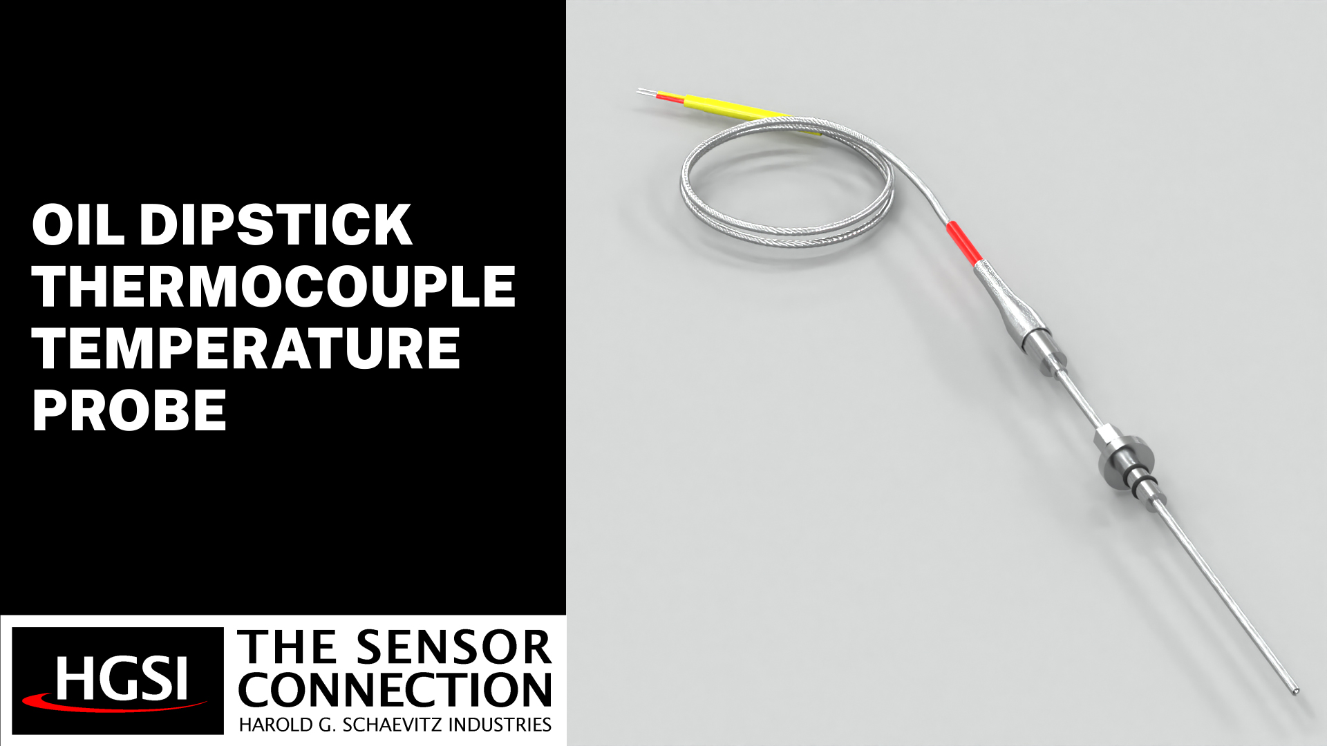 Oil Dipstick Thermocouple Probe Product Overview Video Thumbnail