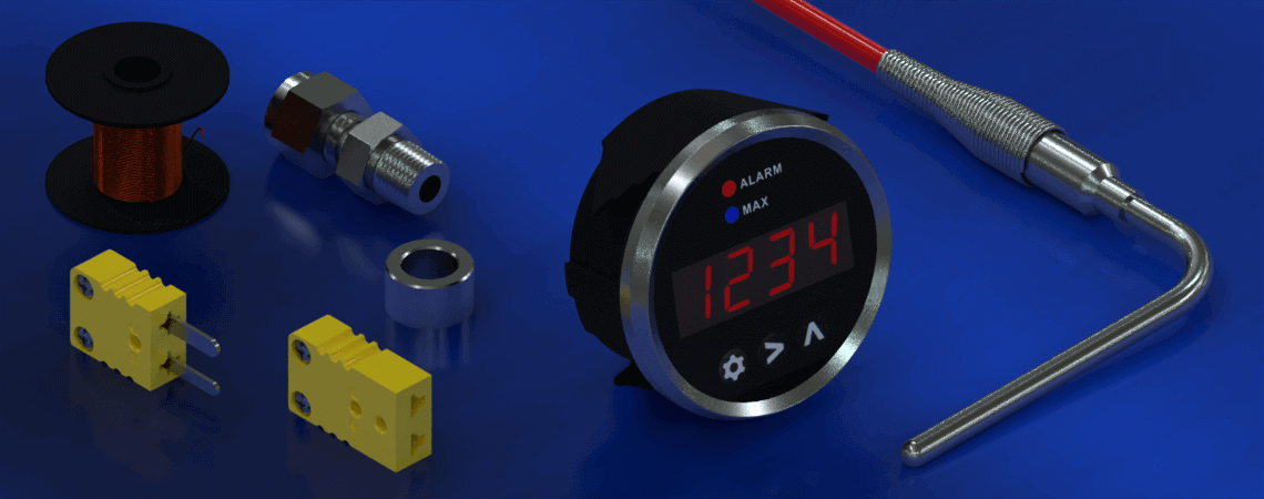 Round Digital Gauge Kits - Diesel
