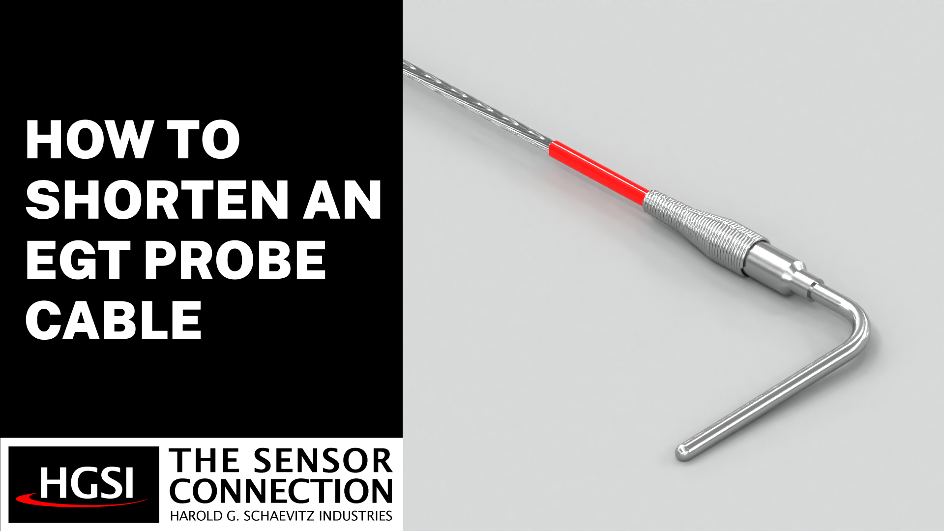 How To Shorten An EGT Probe Sensor Cable Video Thumbnail