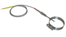 .125 inch Exhaust Gas Temperature EGT Probe Sensor Straight with Muffler Clamp