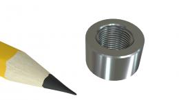 Mild Steel EGT Weld Bung Adapter, 1/8 inch Female NPT Thread